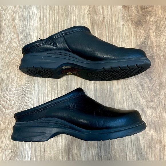 ARIAT Black Clogs Slides Women's US 8 EUC - Picture 3 of 4